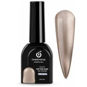 Esmalte Cherimoya ojo de Gato Glitter Clear, # 004, 12ml.