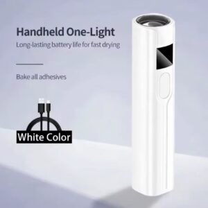 Lámpara inhalámbrica digital USB, color blanco