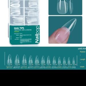 Uñas soft gel , Stilleto M, Nail Pop 120 pcs.
