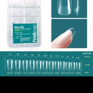 Uñas soft gel Coffin S, Nail Pop , 120 u.