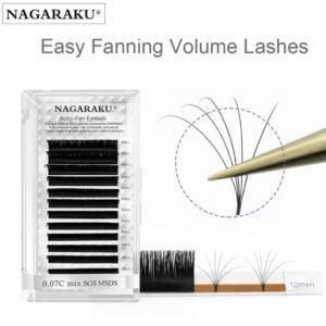Pestañas 0.05D auto fans mix ( 8-15), Nagaraku