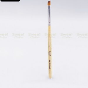Pincel biselado ideal para perfilar cejas.