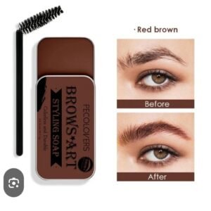 Gel para estilizar cejas con color .