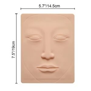Piel sintética para práctica con rostro.