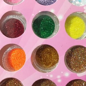 Set Glitter uñas