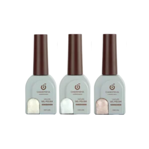 Cherimoya esmalte gel efecto mármol UV/LED