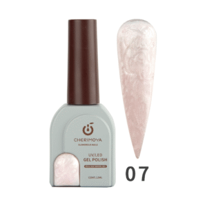 Esmalte Cherimoya efecto Mármol ,Rosa Barbie Perlado 007