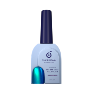 Esmalte ojo de gato Cherimoya Neon azul indigo 01