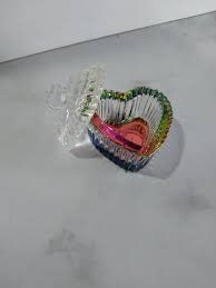 Vaso Dappen tornasol con forma de corazón