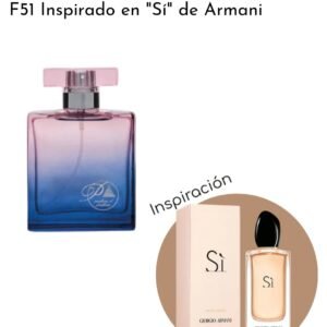 F-51 Inspirada en " SÍ " de Armaní,