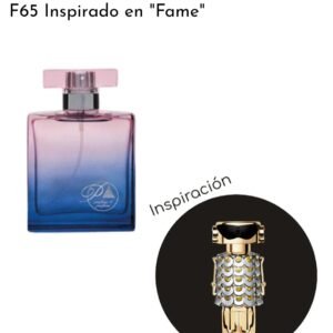 F-65 Inspirado en " Fame" de Paco Rabanne, 50 ml.